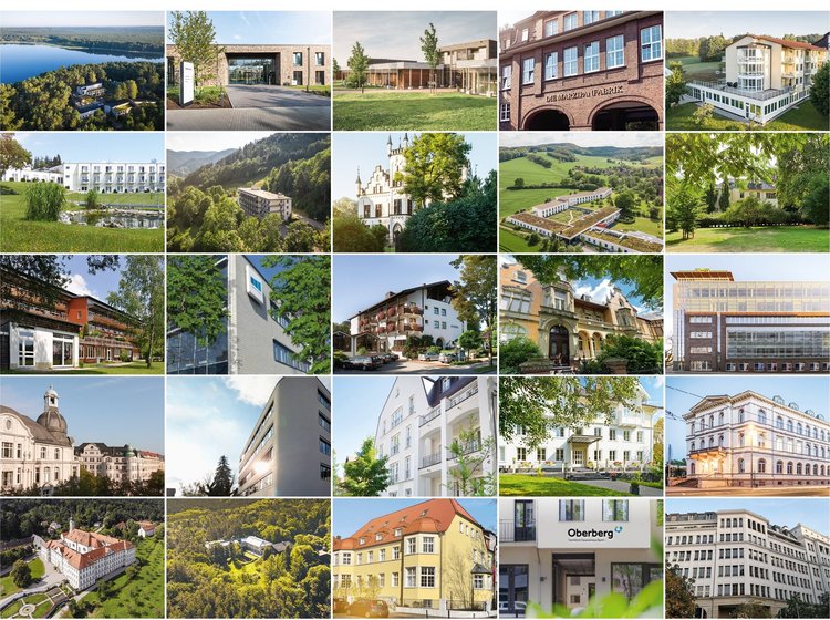 Collage der Oberberg Kliniken