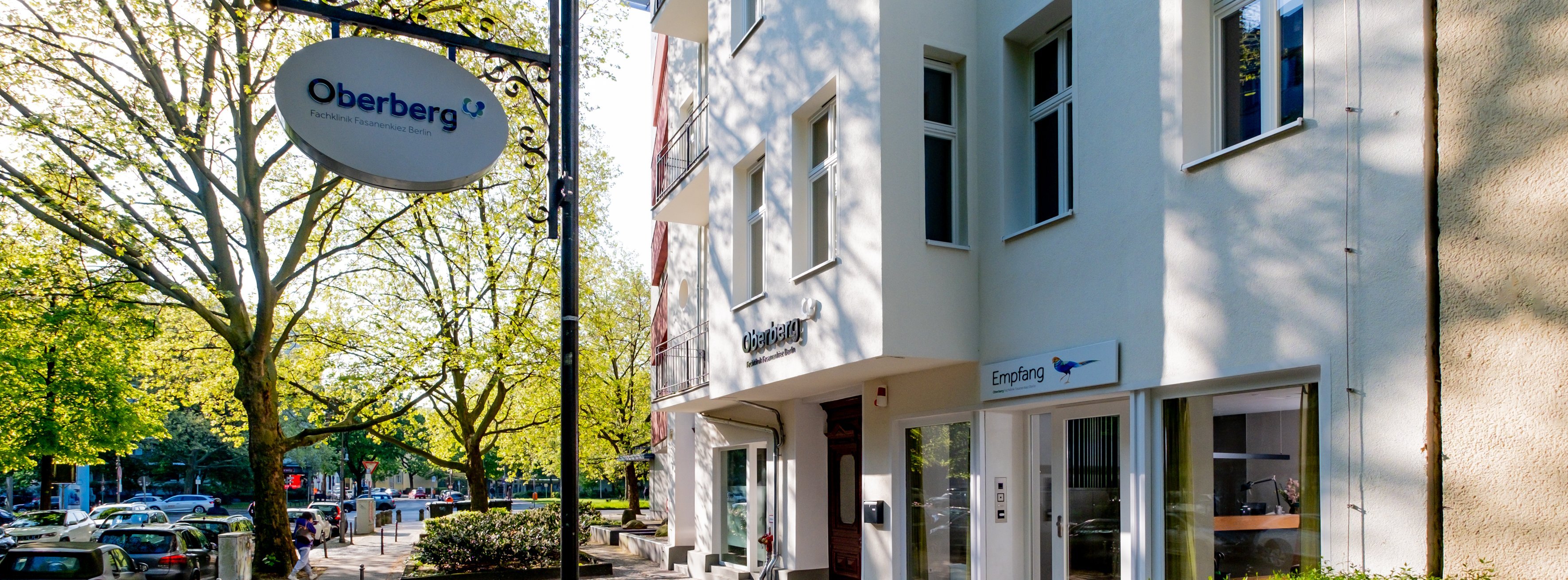 Straßenansicht der Oberberg Fachklinik Fasanenkiez