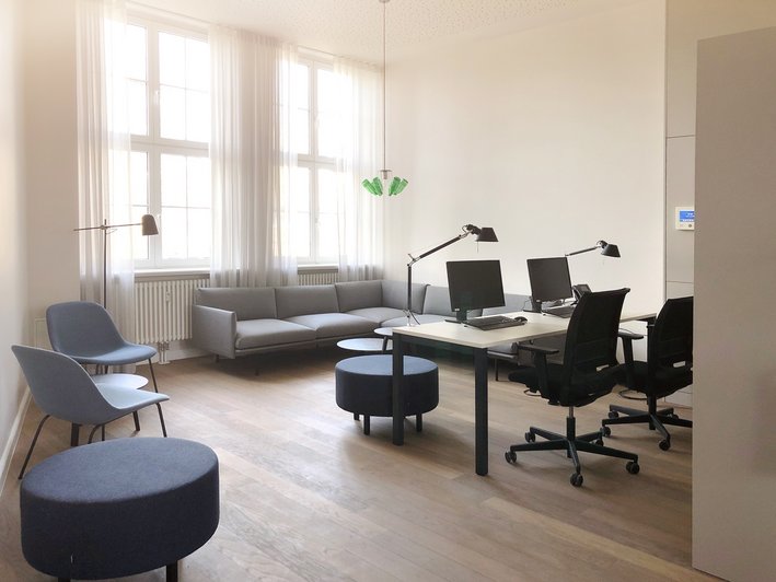 Therapiezimmer Oberberg Fachklinik Marzipanfabrik mit PC's