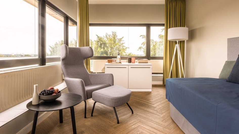 Patientenzimmer, Oberberg Somnia Fachklinik Köln Hürth