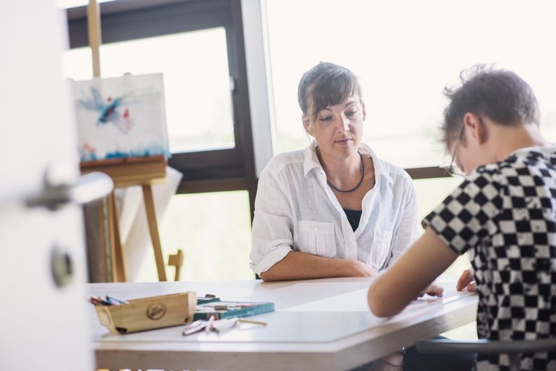 Atypischer Autismus: Kunsttherapie