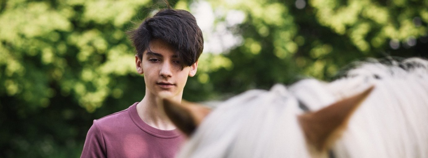 Artikel Frühkindlicher Autismus: Kind mit Pferd