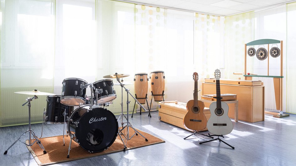 Musikzimmer der Oberberg Fachklinik Rhein-Jura